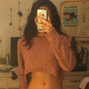 Cropped Blush Sweater